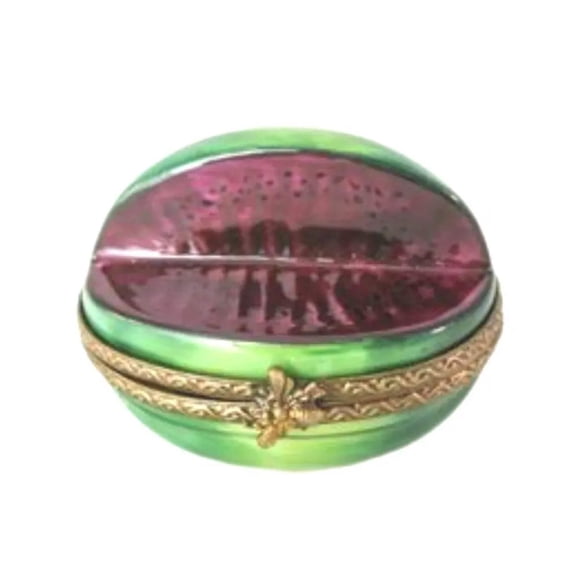 Mini Open Watermelon Rare Retired Porcelain Limoges Box Limoges Box Porcelain Figurine
