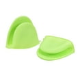 thumbnail image 1 of Mini Oven Mitt Pot Holder Heat Resistant Pinch Covers Gloves Green 4 Pack, 1 of 5