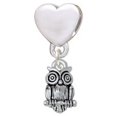 thumbnail image 1 of Mini Owl - Heart Charm Bead, 1 of 1