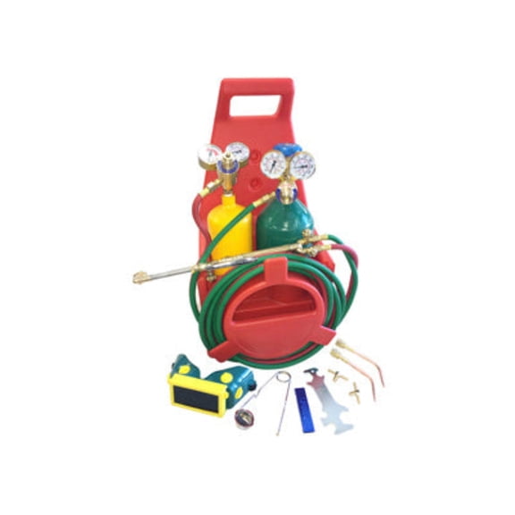 Mini Oxygen Acetylene Gas Welding Cutting Welder Outfit Set with Tanks Kit