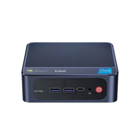 Mini PC 11th Gen Intel Core i5-11320H (up to 4.5GHz) 16GB DDR4 500GB M.2 SSD Fan-Cooled Compact Desktop Computer