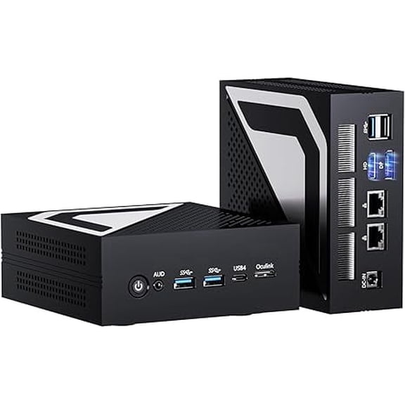 Mini PC AMD Ryzen 9 8945HS, Upto 5.2GHz | Radeon 780M, Win-11 Pro, 16G DDR5, 1T PCIE4.0 SSD, Mini Gaming Desktop Computers Dual 2.5G LAN, Oculink/USB 4.0 /Triple Display 8K@60Hz/WiFi7, VESA