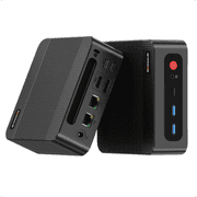 Mini PC, BOSGAME P3 Pro Ryzen 9 7940HS, 16GB DDR5 1TB PCle SSD, Dual 1000M LAN, Wi-Fi 6E/BT5.2, 4K Triple Display