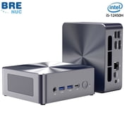 BRE NUC N7A Mini PC Desktop Computer, Intel Core i5-12450H, 16GB DDR4, 512GB SSD