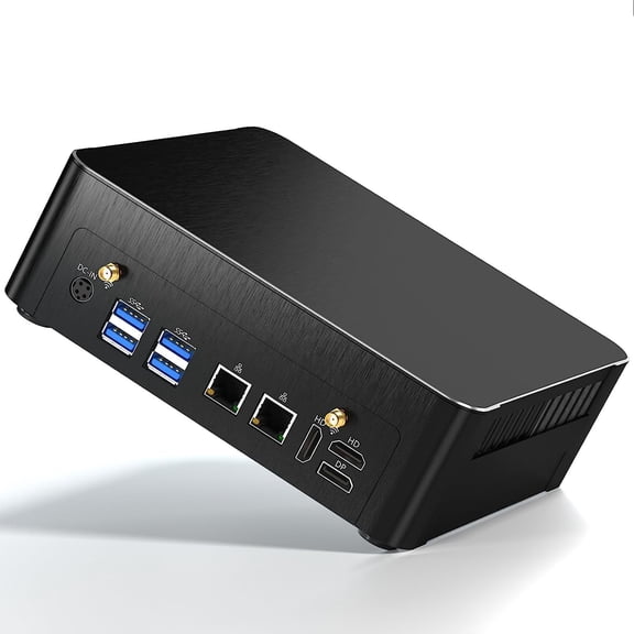 Mini PC i9 Kinupute Core i9-9880H Mini Desktop Computer, TPM2.0 Windows 11 Pro, 8GB DDR4 512GB PCIE3.0 NVMe SSD, Dual 2.5G RJ45 LAN, WiFi 6E BT5.3, DP HDMI USB-C 4K@60Hz, Support 4G Module HTPC