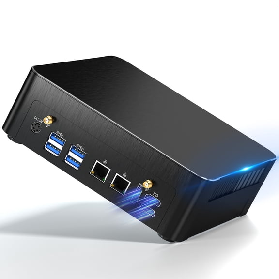 Mini PC i9 Kinupute Core i9-9880H Mini Desktop Computer, TPM2.0 Windows 11 Pro, 32GB DDR4 1TB PCIE3.0 NVMe SSD, Dual 2.5G RJ45 LAN, WiFi 6E BT5.3, DP HDMI USB-C 4K@60Hz, Support 4G Module HTPC