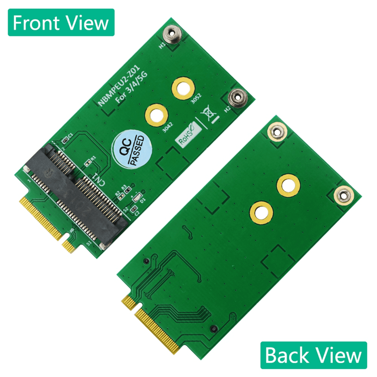 Mini PCI-E MPCIE Wireless Adapter Card NO NANO SIM Card Slot - Walmart.com
