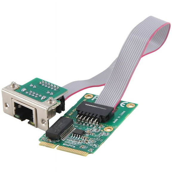 Mini PCI-E Network Card Bent Pin Gigabit Single Port Server Network Card I210AT Chip GBE Ethernet RJ45 Network Card