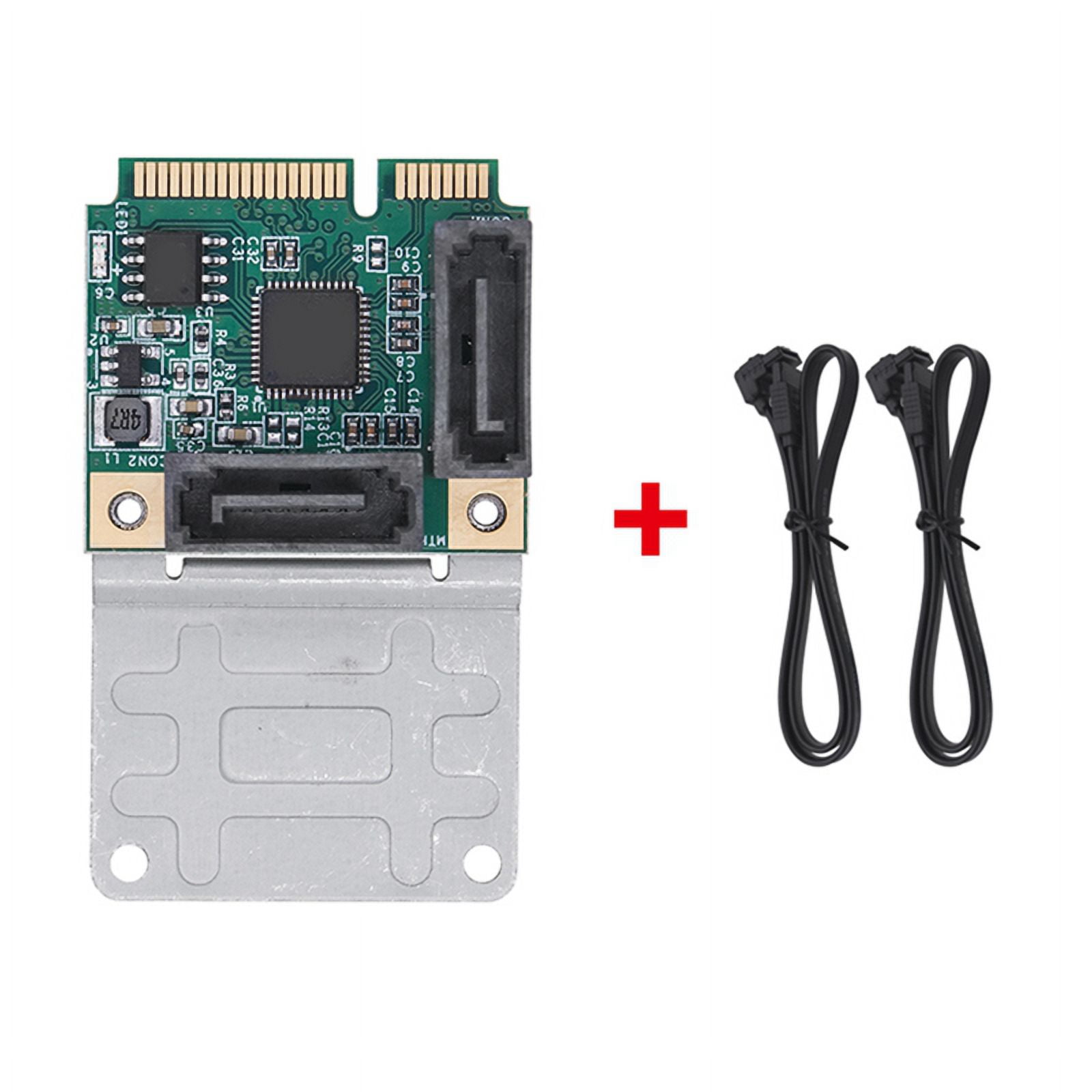 Mini PCIE SATA 2 Port SATA III 6G Mini PCI Express Controller Card SATA3.0 Mini PCI Express SSD