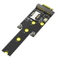 thumbnail image 1 of Mini PCI-E to M.2(NGFF ) Key M Adapter with SIM Card Slot for WiFi/WWAN/LTE Module, 1 of 6