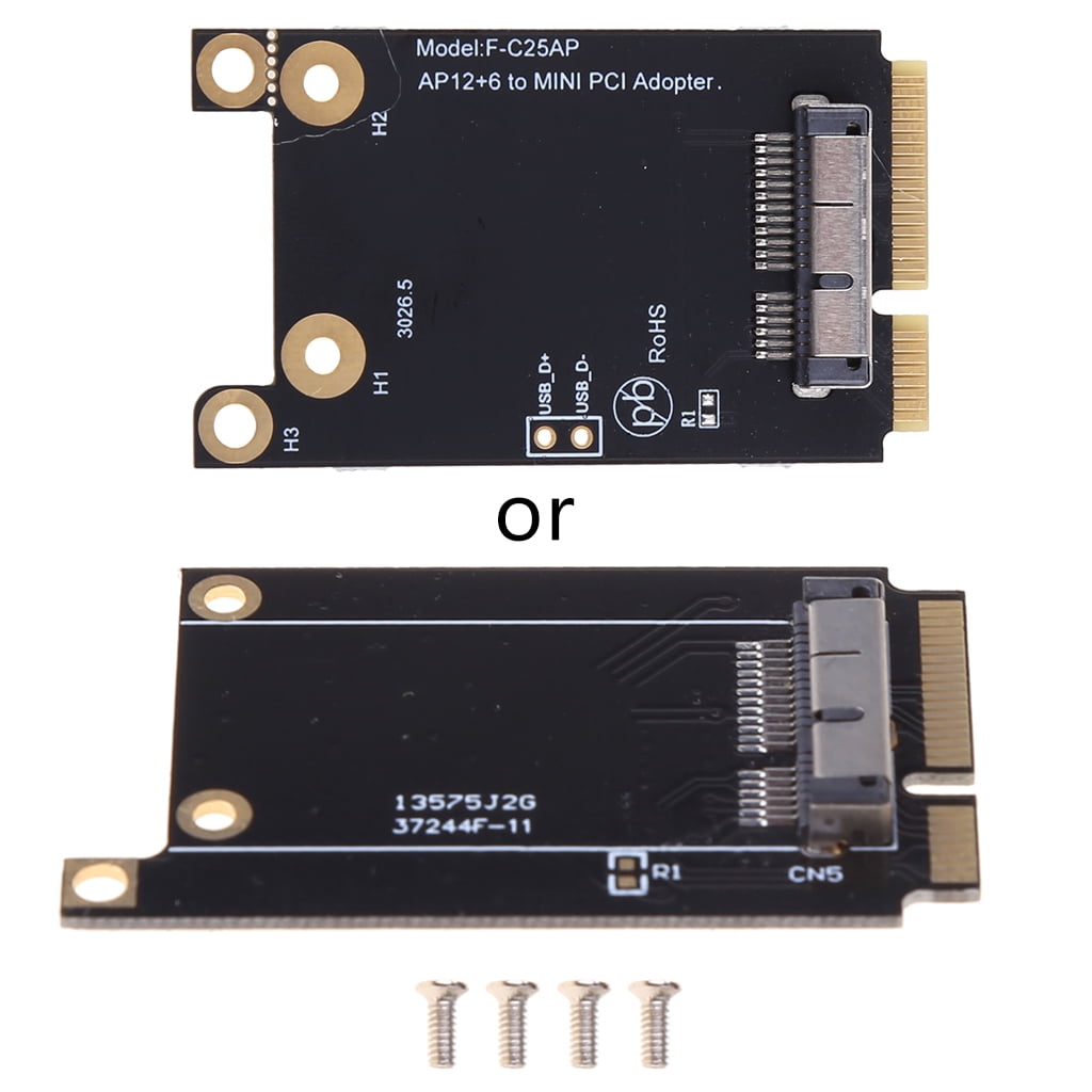 Adattatore Da BCM94360CD/BCM94331CD A PCI-e 1x Per Hackintosh E PC