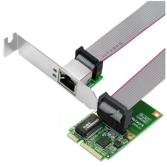 Mini PCIE Gigabit Network Card Single-Port RJ45 Ethernet Card 10/100/1000Mbps Network Adapter for Computer PC