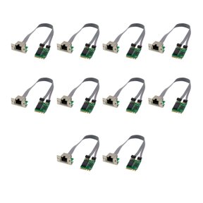 Mini PCIE Network Card M.2 A+E to RTL8111F Gigabit Single Port RJ45