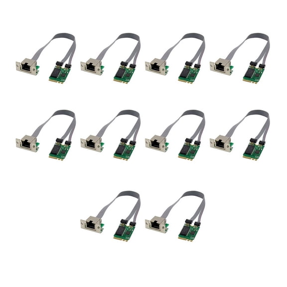 Mini PCIE Network Card M.2 A+E to RTL8111F Gigabit Single Port RJ45