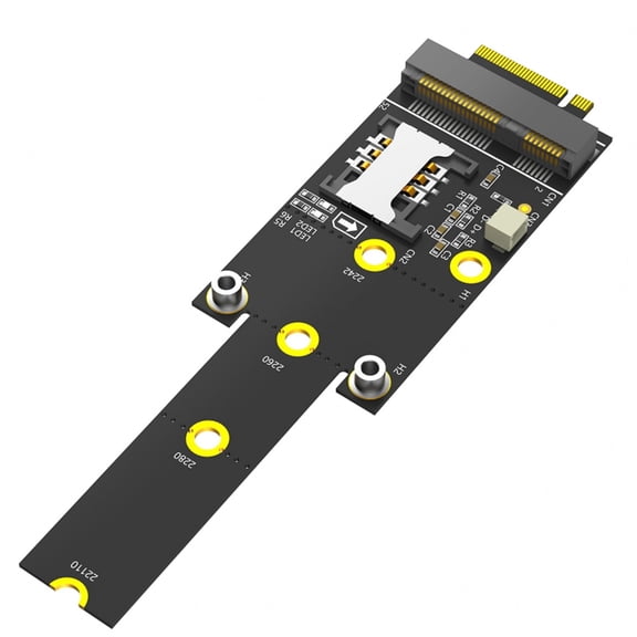 Mini PCIE to M.2 M Key Adapter Support 2242 2260 2280 221100 Hard Drive M.2 NGFF Nvme M Key Converters Adapter Card