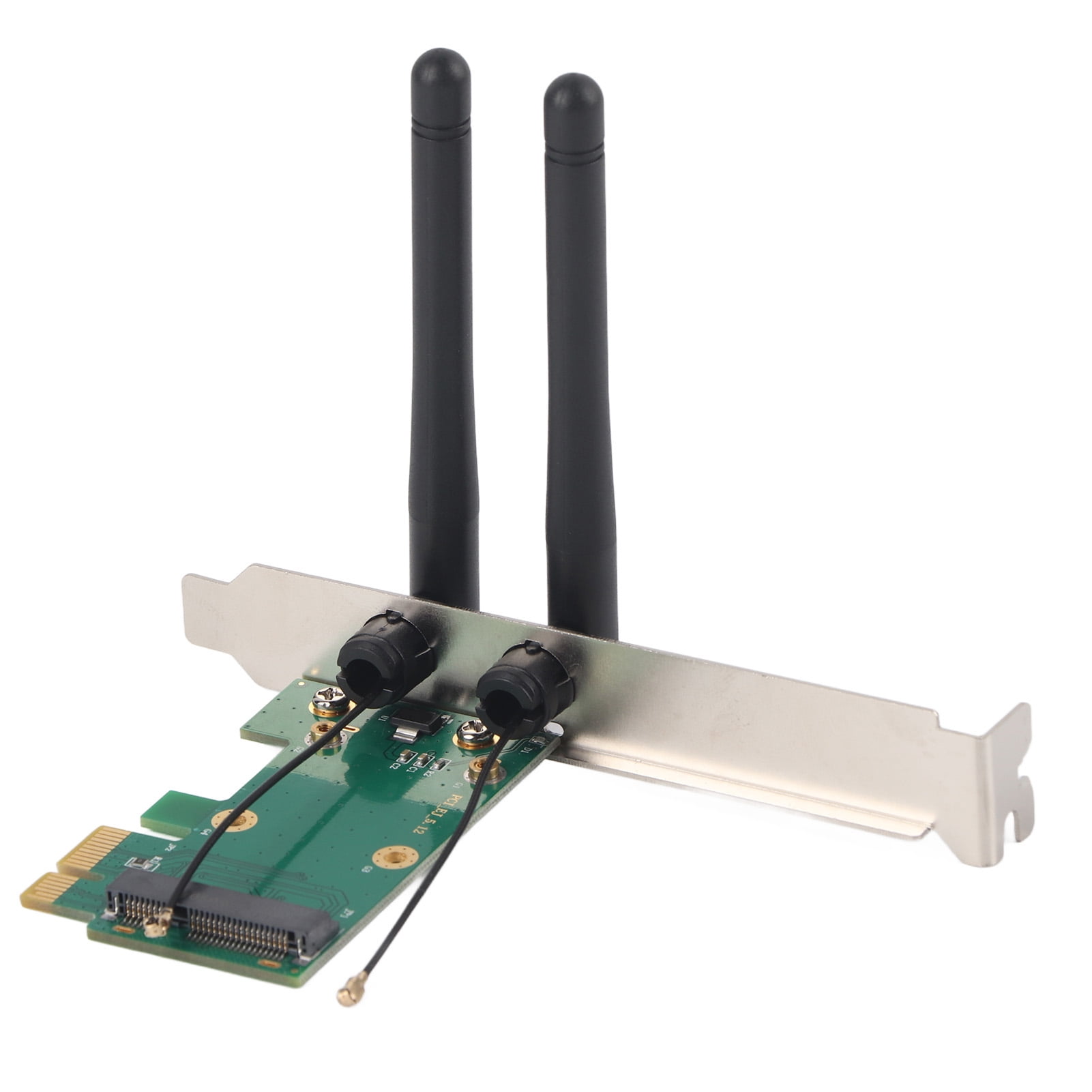 Mini PCIE to PCIE Adapter Card Wireless Wifi Desktop Computer Network Converter(2DB Antenna