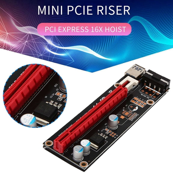 Mini PCIe to PCI Express 16X Riser for Laptop External image Card BTC Miner MPCIe to PCI-E Slot Mining Card