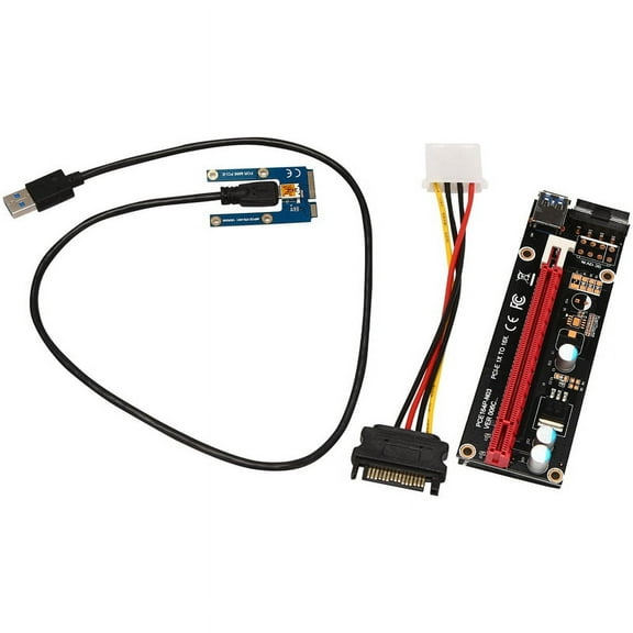 Mini PCIe to PCI Express 16X Riser for Laptop External image Card BTC Antminer Miner MPCIe to PCI-E Slot Mining Card