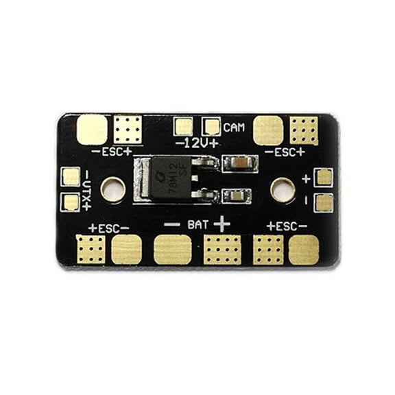 Mini PDB Power Distribution Board with 12V Linear Voltage Regulator DIY Parts for FPV Multicopter FPV Camera Drone