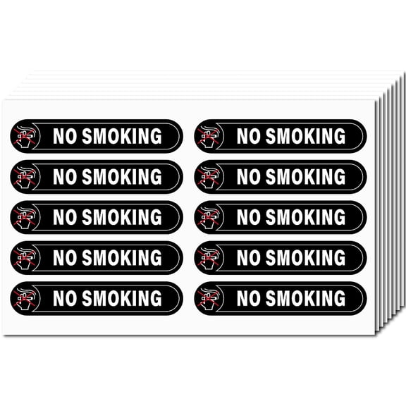 Mini PVC Coated Self Adhesive AUTOMATIC DOOR Warning Stickers Waterproof Caution Sign Safety Sign Decals Word 174x276mm 8 sheets/set