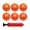 thumbnail image 1 of Mini PVC Inflatable Basketball for Children: Wear-Resistant, Indoor/Outdoor Use with Included Pump, 1 of 7