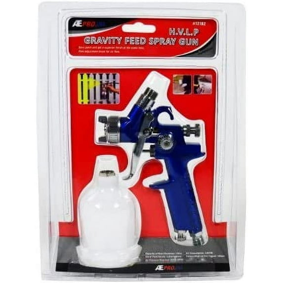 Mini Paint Gun Spray Gun Aluminum Design with Gravity Feed Bottle (Air Powered)
