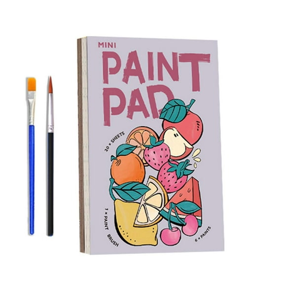 Mini Paint Pad, Mini Watercolor Paint Pad, Watercolor Paint Book, Mini Water Color Paint Pad, Cute Pocket Watercolor Painting Book, Christmas Gift for Kids and Adults