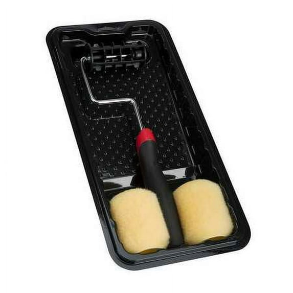 Mini Paint Roller Kit,3" L,3/8" Nap