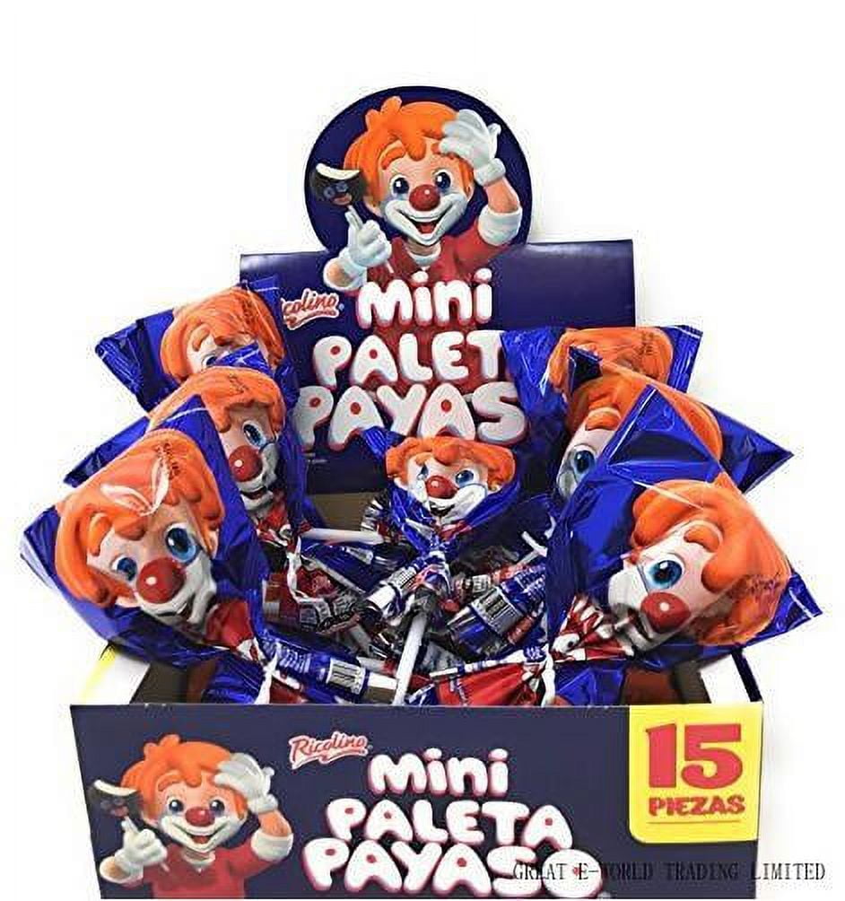 Mini Paleta Payaso 15 Pieces Marshmallow With Chocolate Flavored