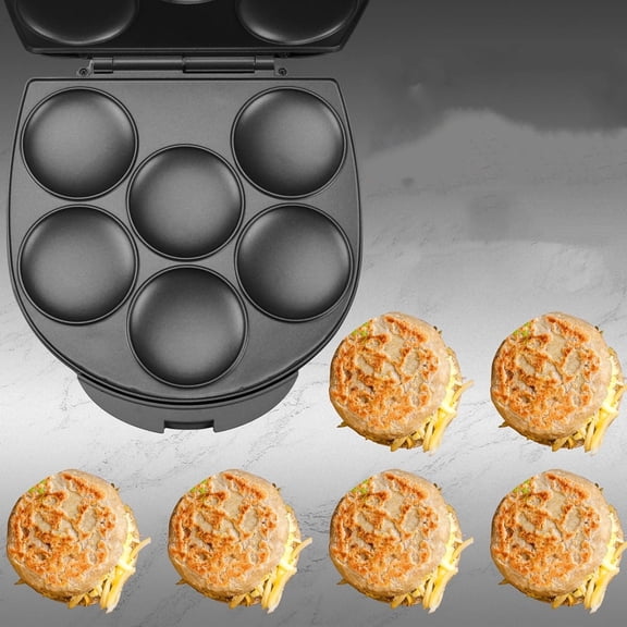 Mini Pancakes Maker, Pancake Maker Pan, Makes Arepas, Corn Patties, Mini Pancakes, Breakfast Sandwiches, Fried Eggs, Graphite