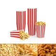 thumbnail image 1 of Mini Paper Popcorn Box,36Pack Flat Bottom Paper Popcorn Food Containers,Mini Stripes Boxes,QZS Movie Night Supplies for Home,Party, 1 of 6