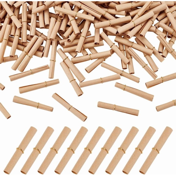 Mini Paper Scrolls for Writing Mini Writable Paper Scrolls Vintage Message Scrolls for Wishing Bottles Present Decor diy