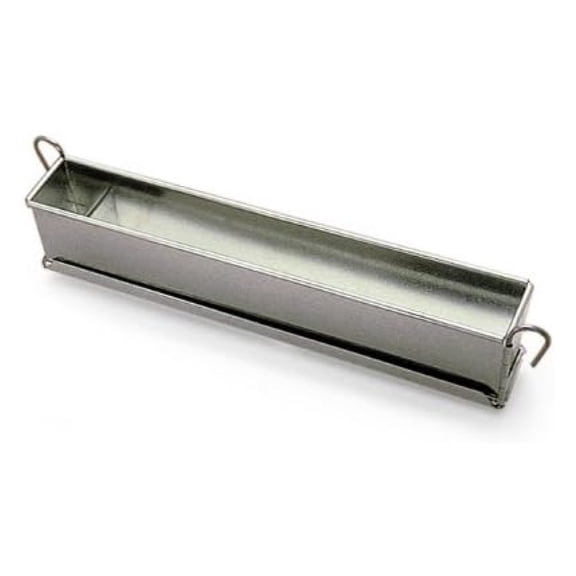 Mini Pate Terrine Mold - Tinned Steel French Mold, 1.5" x 2.4", 12" Long - Professional Quality for Pates, Appetizers & Hors d'oeuvres