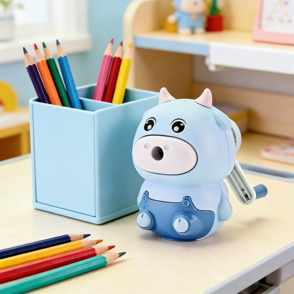 Mini Pencil Sharpener Portable Compact Sharpener Durable Plastic Body, Quick Blade Sharpening Tool Lightweight Desk Grinder, Efficient Pencil Point Tool Portable Office Supply