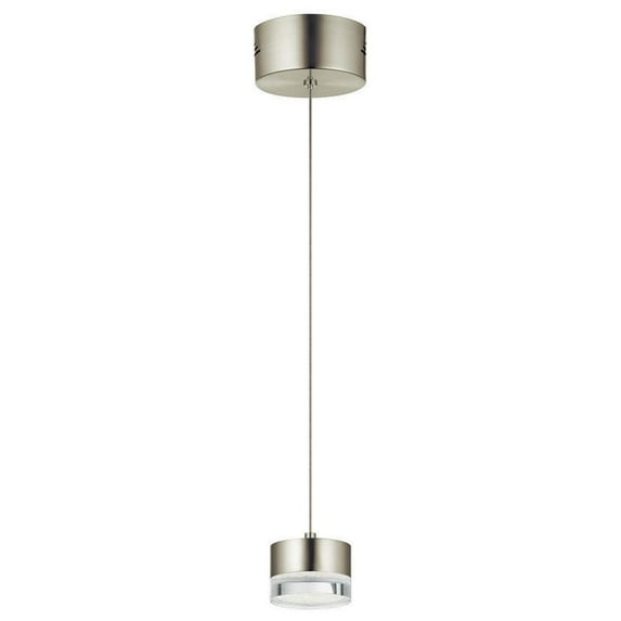 Mini Pendant LED by Elan 84017 in Nickel Finish