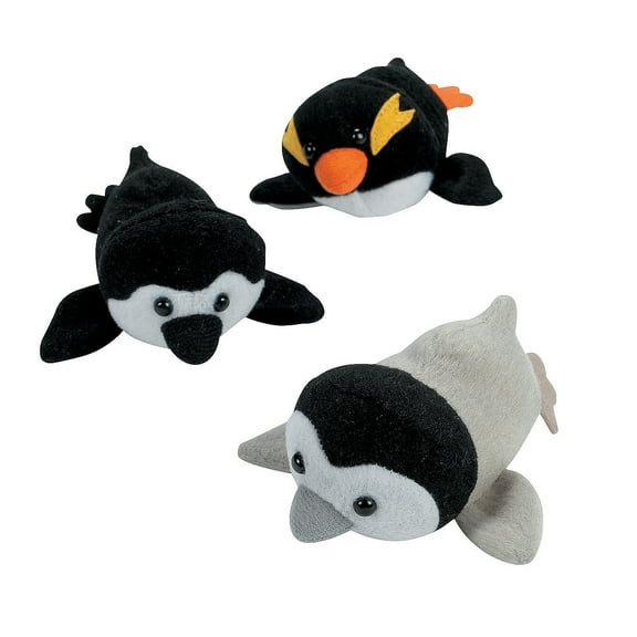 Mini Penguin Plush - Party Favors - 12 Pieces