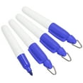 thumbnail image 1 of Mini Permanent Markers Golf Ball Marker Pen with Keychain Clip, Blue 4 Pack, 1 of 5