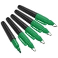 thumbnail image 1 of Mini Permanent Markers Golf Ball Marker Pen with Keychain Clip, Green Ink  5 Pack, 1 of 5