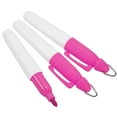 thumbnail image 1 of Mini Permanent Markers Golf Ball Marker Pen with Keychain Clip, Pink 3 Pack, 1 of 5