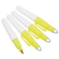 thumbnail image 1 of Mini Permanent Markers Golf Ball Marker Pen with Keychain Clip, Yellow 4 Pack, 1 of 5
