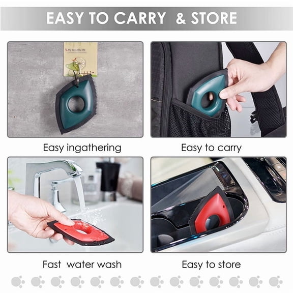 Ergonomic Pet Hair Lint Remover  Portable Tool for Furniture, Carpets & Car Mats