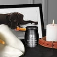 thumbnail image 1 of Mini Pet Memorial Keepsake Urn - Sealed Aluminum Alloy Ash Container Pet Loss Remembrance Decorative Box Velvet Pouch Included(Black), 1 of 6