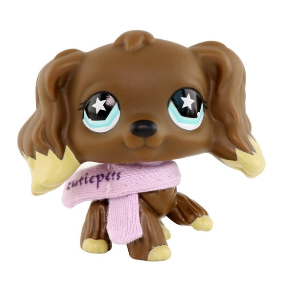 Mini Pet Shop lps Toys,Cocker Spaniel #960 with DIY Accessories,Bobble Head,Little Animal Pet Toys,Collectible Figurine Gift