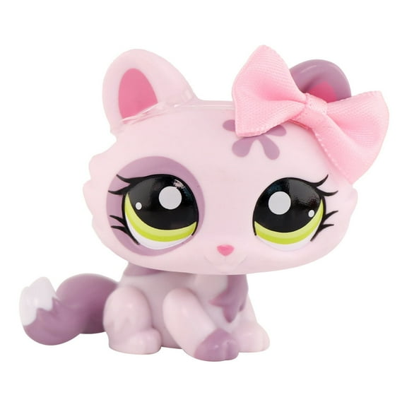 Mini Pet Shop lps Toys,Crouching Cat #1628 with DIY Accessories,Bobble Head,Little Animal Pet Toys,Collectible Figurine Gift