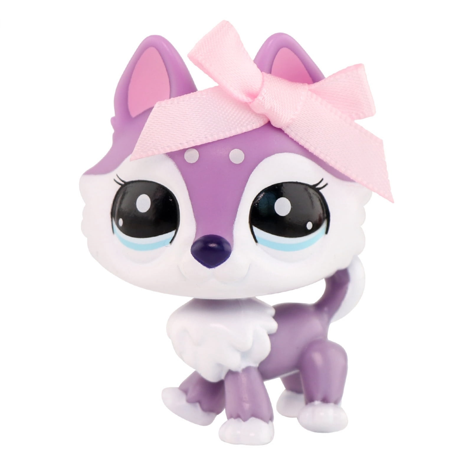 Littlest Pet Shop LPS Authentique #2110 Violet Yeux Bleus RARE Lot 117