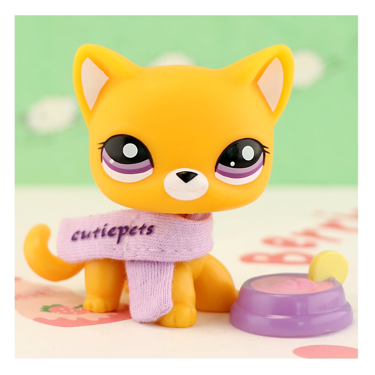 Lps yellow shorthair cat sale