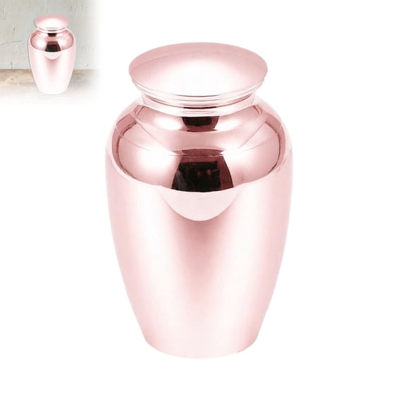 Mini Pet Urn for Ashes, Stainless Steel Keepsake Urn, Small Memorial Container for Dogs & Cats