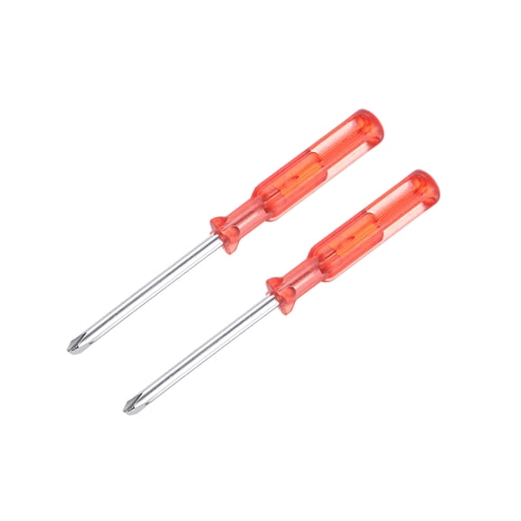 Uxcell Mini Phillips Screwdriver, 2.5mm Cross Head 65mm Length for Small Appliances Repair, 2 Pack