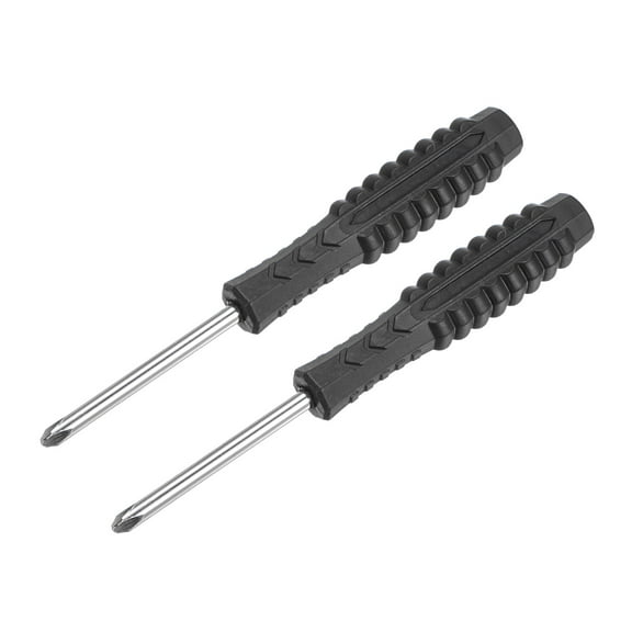Uxcell Mini Phillips Screwdriver, 4.0mm Cross Head with NonSlip Handle for Small Appliances, 2 Pack
