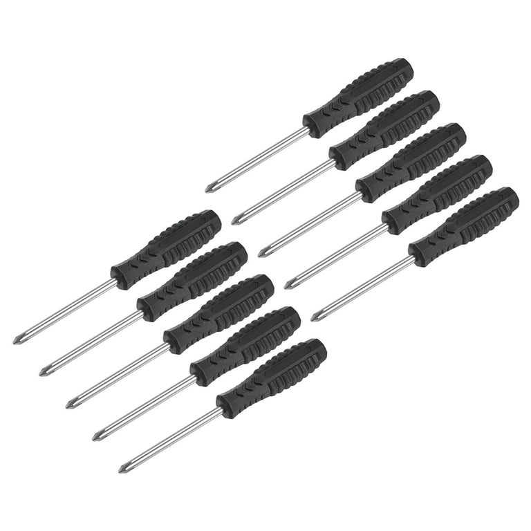 Mini Phillips Screwdriver, 5.0mm Cross Head with NonSlip Handle for Small  Appliances, 10 Pack